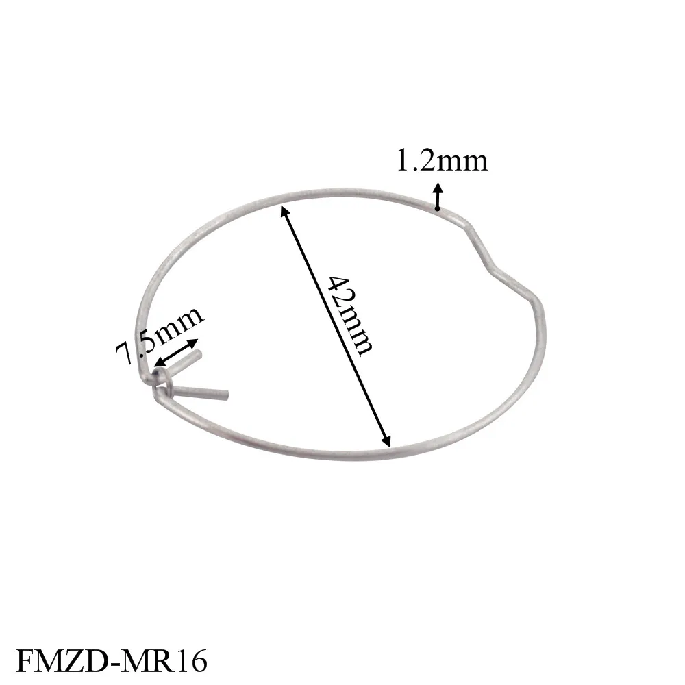 Manufacture MR11 lamp spring clips,Lamp retaining spring clip ring MR11 GU4 low voltage spot light downlight 35MM