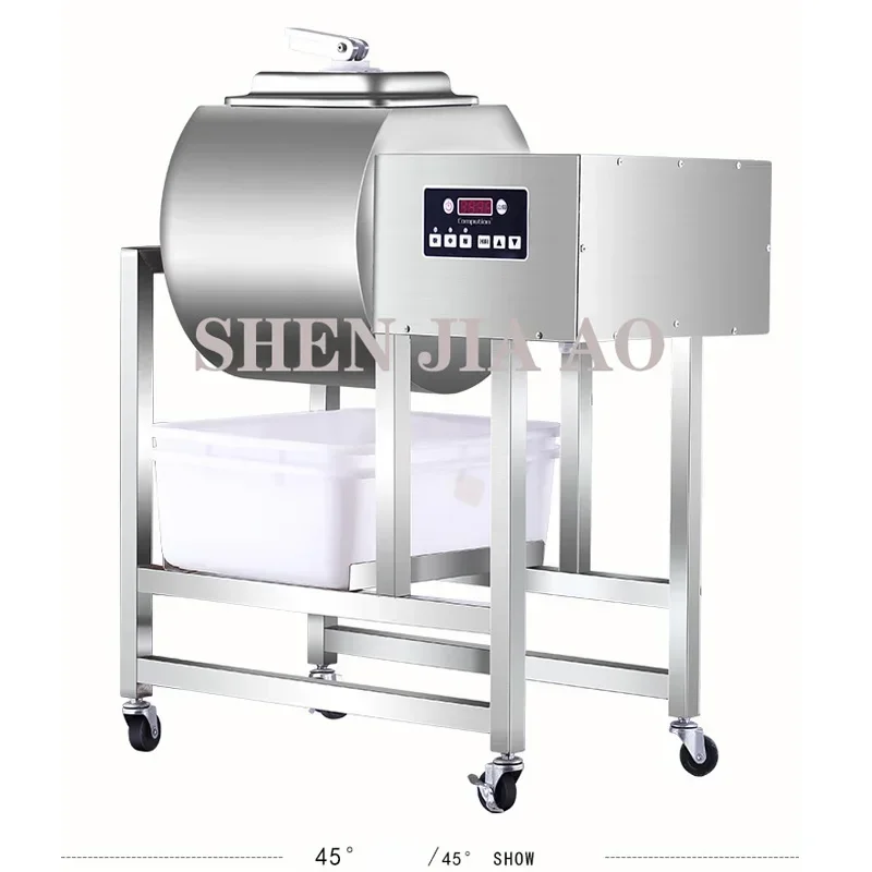 Stainless Steel 35L Meat Salting Marinated Machine chinese salter machine hamburger shop FAST pickling machine with timer 220v