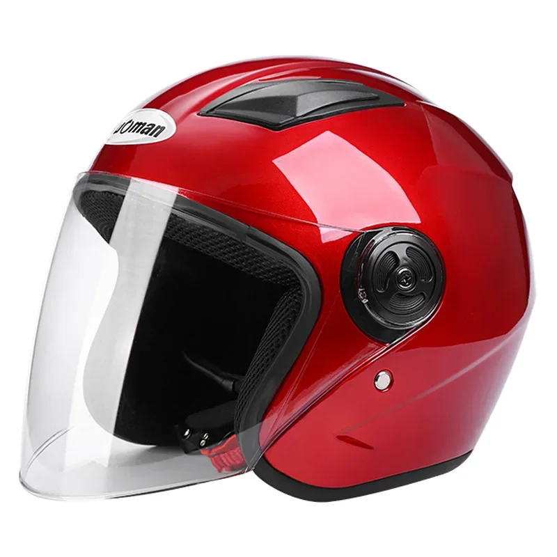 Nuoman Battery Motorcycle Electric Bicycle Anti-fall and Comfortable Riding Half Helmet Unisex Spring and Autumn Safety Helmet