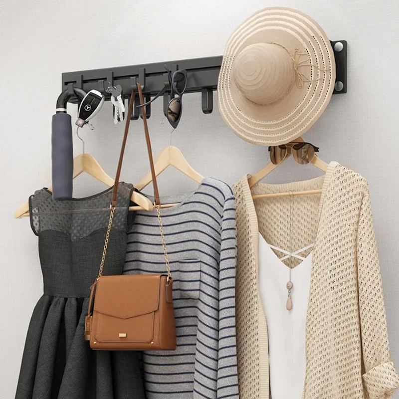 

y Гардеробная настенная вешалка для одежды Arar для подвешивания держателей для одежды Гардеробная полка Подставка Вешалка Изголовья Rac