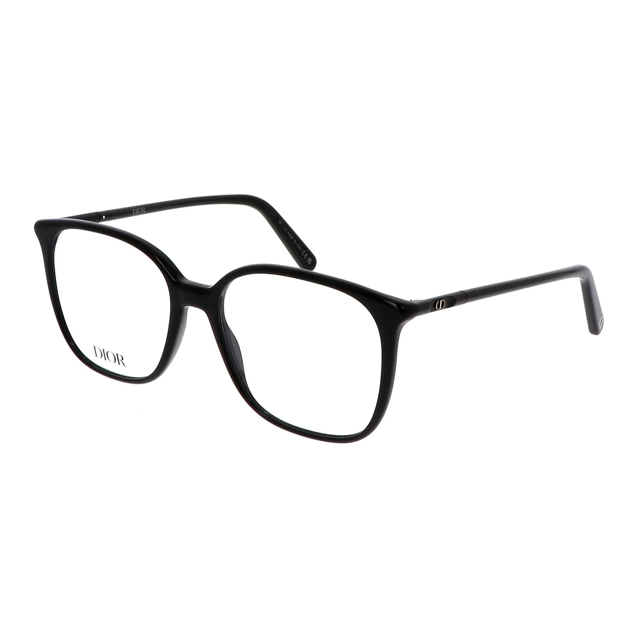 DIOR Square Eyeglass Frames Women's Black MINICDOS1I1100