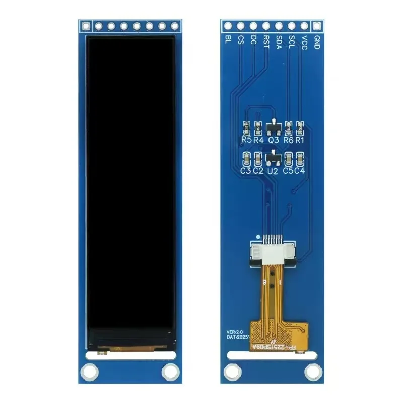 DIYUSER 2.25-inch TFT LCD Display Module ST7789 Driver 76*284 Resolution Full Viewing Angle SPI Color Screen for Arduino ESP DIY