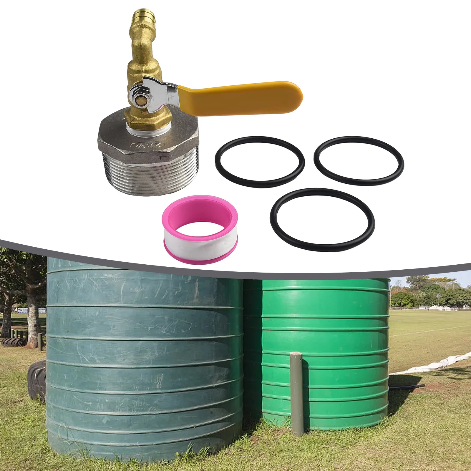 DN50 2 Inch Stainless Steel Outlet Tap for Oil Water Transfer with 11mm Inner Diameter and 13mm Outer Diameter