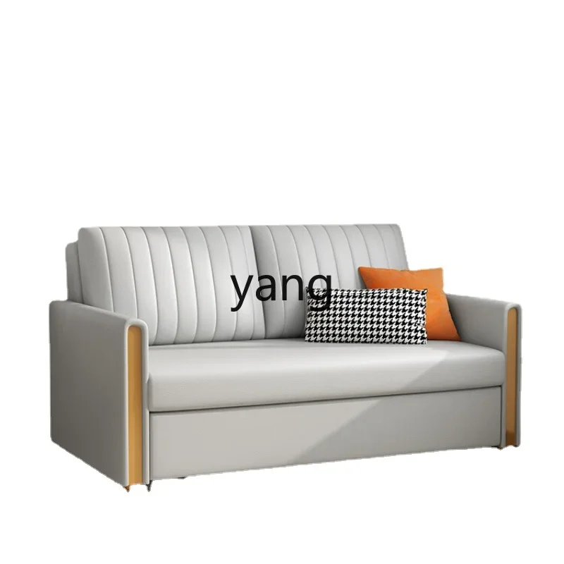 Yhl Sofa Bed Modern Minimalist Multi-Functional Living Room Small Apartment Double One Foldable Dual-Purpose