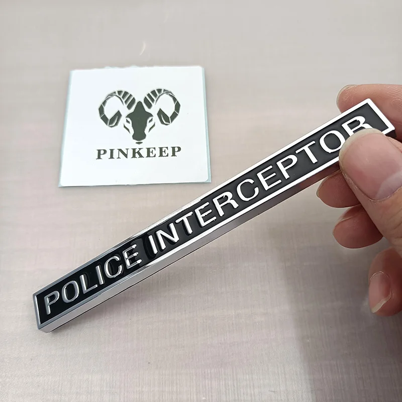 ثلاثية الأبعاد سيارة معدنية ملصق الخلفي الجذع شعار شارة ملصق لفورد اكسبلورر كراون فيكتوريا الشرطة اعتراضية فائدة سيدان V8