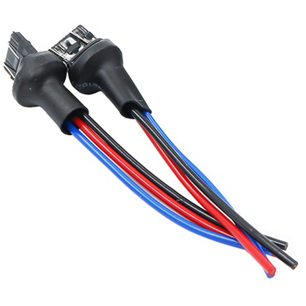 2 stücke 7443 t20 birne stecker vor verdrahtet männlich adapter für automobil blinker licht buchse kupferdraht auto zubehör