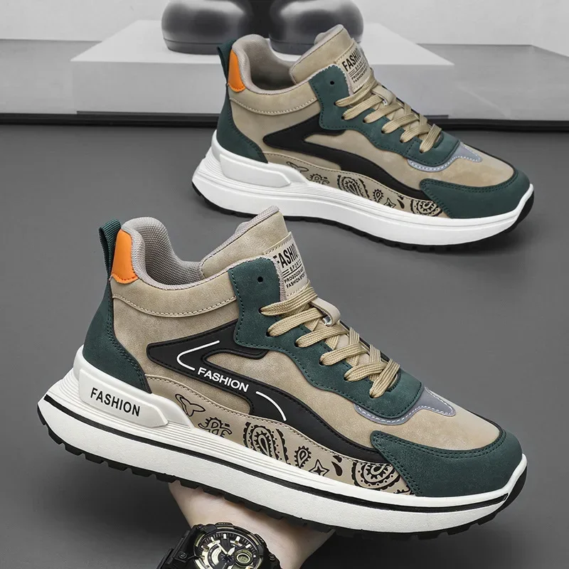 Fipatbu, zapatillas de Skate de estilo chino de alta calidad a la moda para hombre, zapatillas cómodas y elegantes para monopatín, zapatillas para correr en carretera y caminar