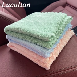 Lucullan Interior Microfiber Towel Comfortable Cute Clothes 30x30CM Convenient For Dusting and Cleaning