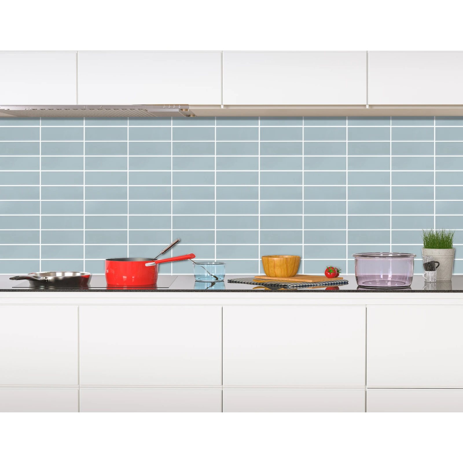 

1sheet Washing Room Waterproof 3D Three -dimensional Self -stick Wall Stickers Kitchen Splash Anti -anti -piercing Board