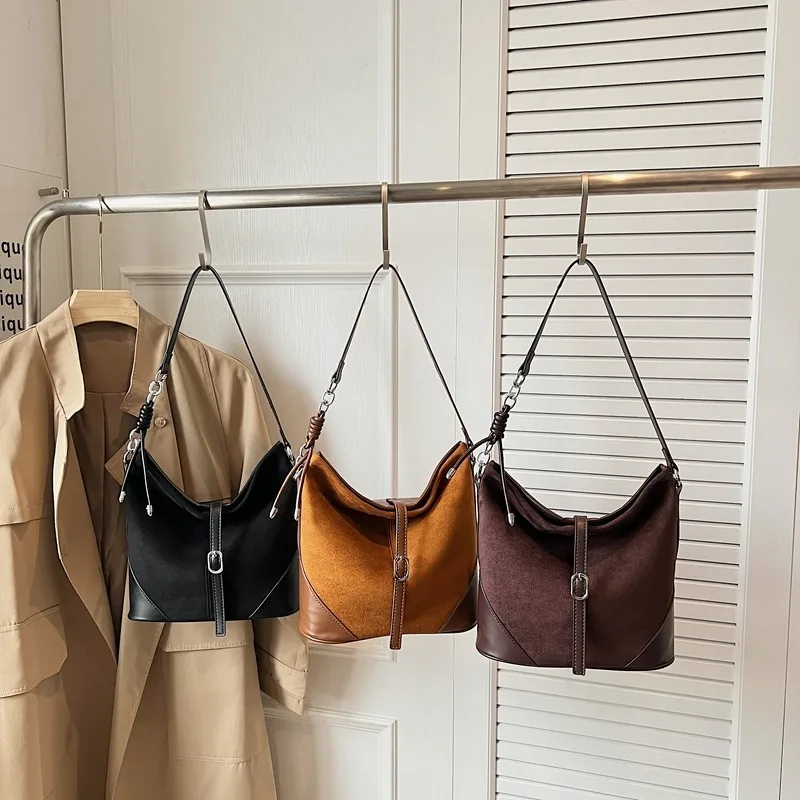 

Luxury Tote Messenger Purse Shopper Bag For Women Solid Color Commuter Elegant Leather Classic Designer Fashion