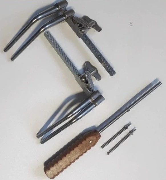 Orthopedic Cervical Retractor Spine Distractor Stainless Steel Vertebral Spreader Instrument Manual Adjustable Tool