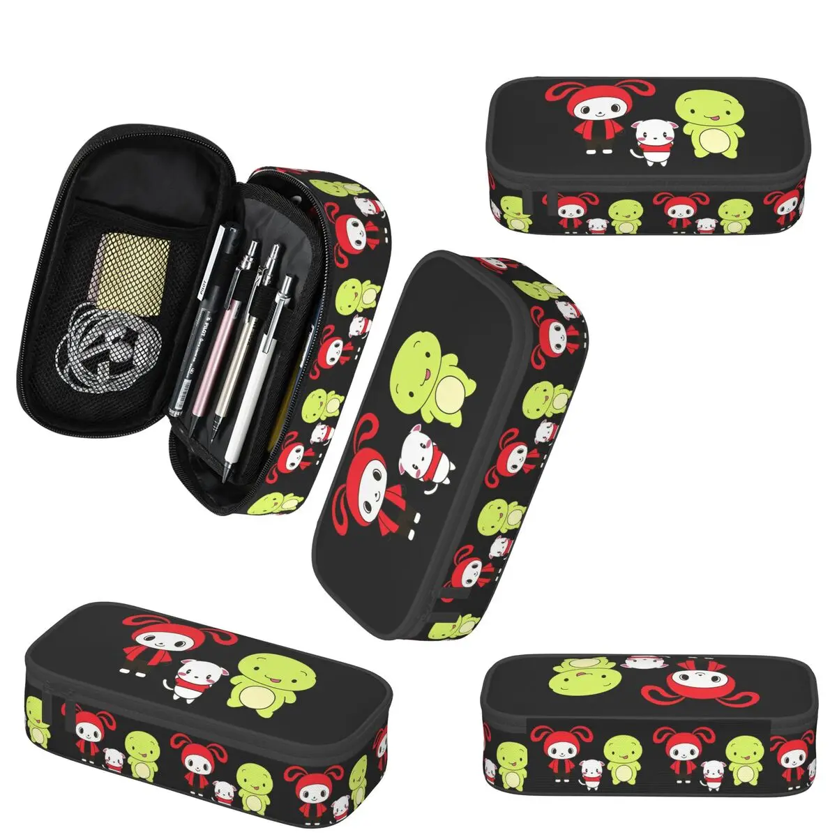 مقلمة Jj Mikey Maizen لهدايا الأطفال، صندوق أقلام رصاص، حقيبة أقلام رصاص، لوازم القرطاسية، حقيبة حامل القلم