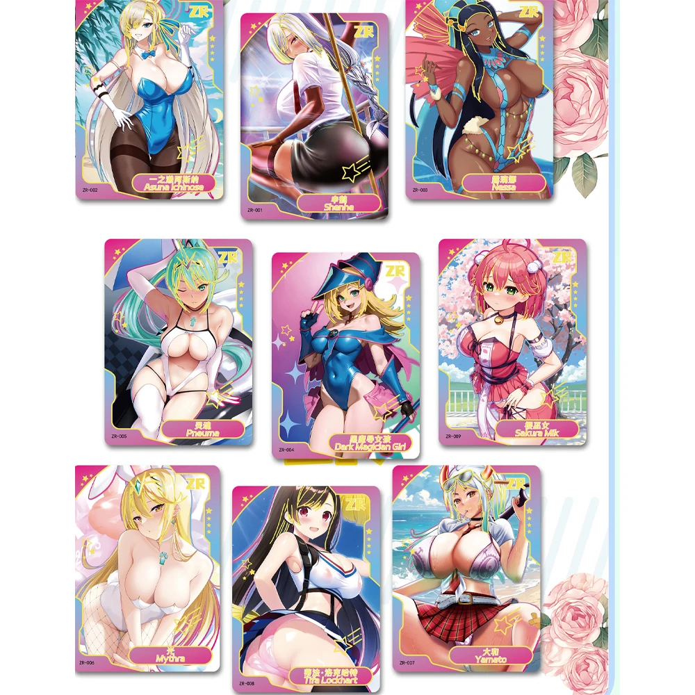 Senpai Goddess Novel Anime Games for Girls, Party Swimsuit, Bikini Feast Booster Box, Brinquedos Hobbies, Presentes, 5 caixas, atacado, Senpai, 5 caixas
