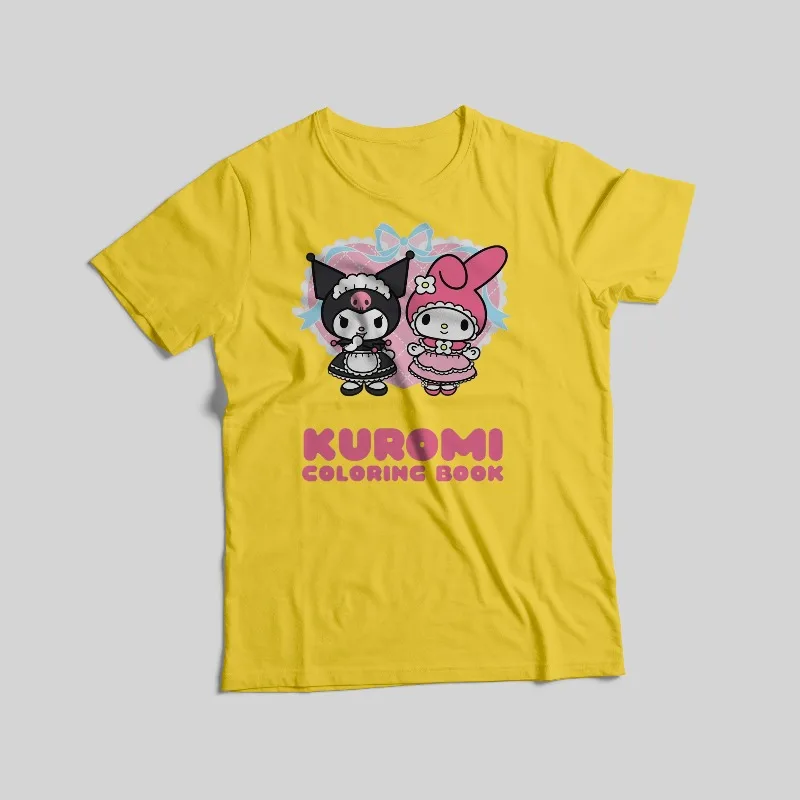 Sanrio Series Printed T-shirts, 100% cotton, available in 8 colors, best-selling basic style Mommy and Me / women's clothing