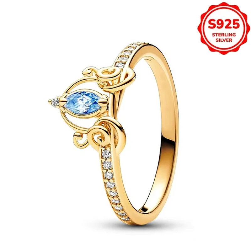 Women's S925 Silver Stackable Sun Moon Star Butterfly Ring Set