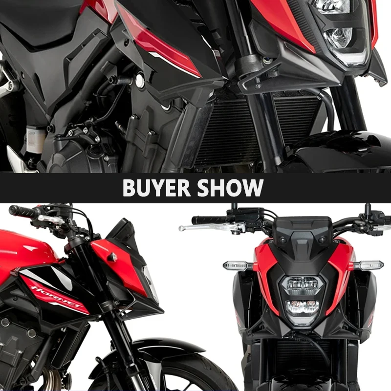 For Honda CB500 Hornet CB 500 2024 2025 Motorcycle Front Wheel Fender Beak Nose Cone Extension Extender Cowl Spoiler Cover