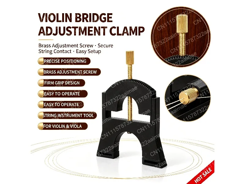 Cello Bridge Replacement String Lifter Prevent Sound-Post Collapse Setup Maintenance Luthier Hand Tool