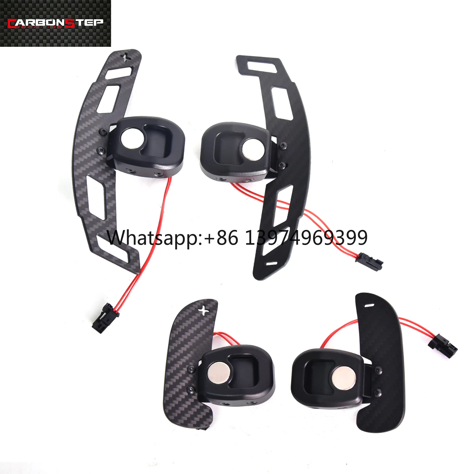 Fit for Mercedes-Benz E Class E200 E260 E300 E400 E63 E43 W212 W213 W205 W206 W222 W223 S300 Carbon Fiber Magnetic Shift Paddles