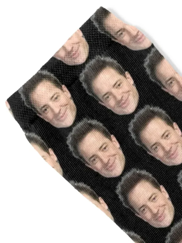 Brendan Fraser (1) Socks hiking winter crazy anime Boy Socks Women's