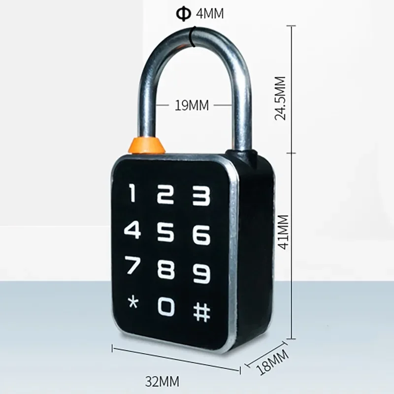 3 In 1 Mini Smart Padlock USB Charging Tuya APP Portable Fingerprint Password Combination Padlock for Cabinets, Door, Bicycles