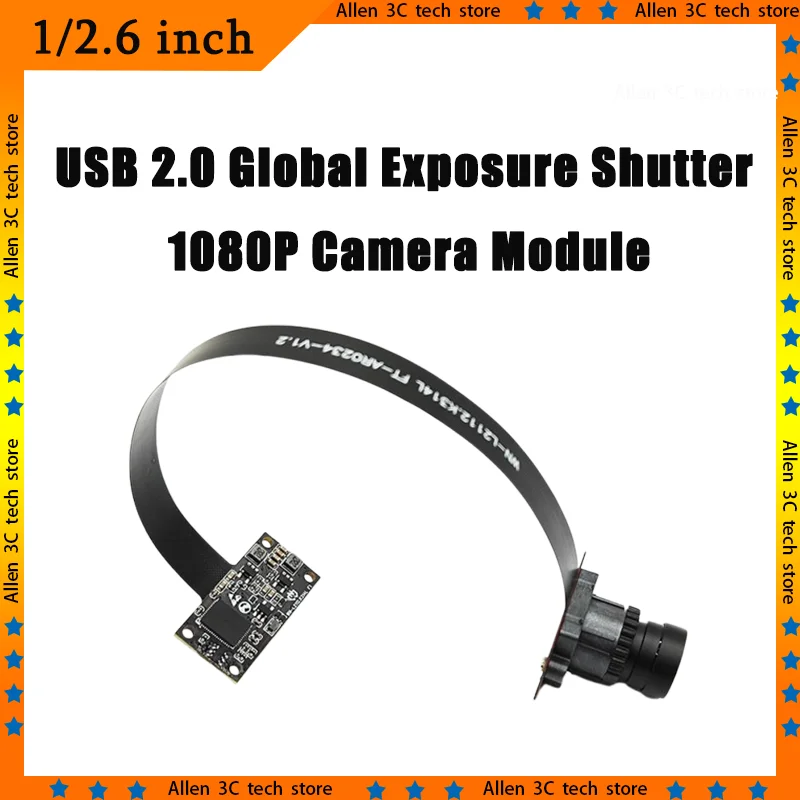 Generic Usb 2.0 Camera Module 1080P 90Fps Global Shutter High Speed Capture AR0234 Sensor For Industrial Machine Vision
