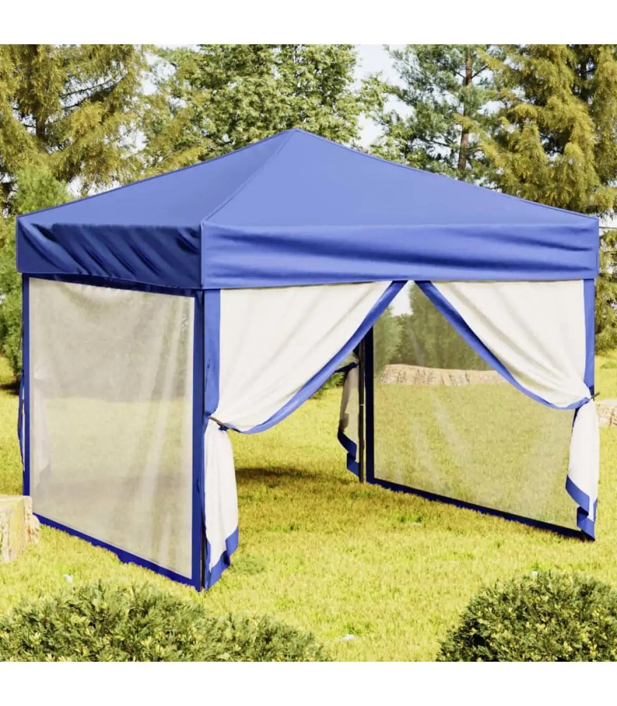 3x3 m Blue side wall folding party tent and gazebos