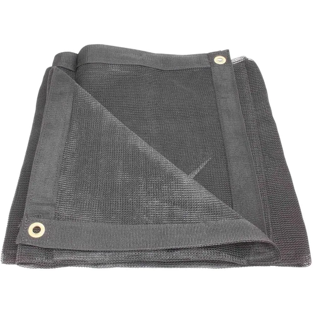 

Тент-сетка черная 8'x10' с 70% затенением, для улицы, с люверсами - сверхпрочная, особо износостойкая, 6 унций, для самосвалов, грузовиков-самосвалов