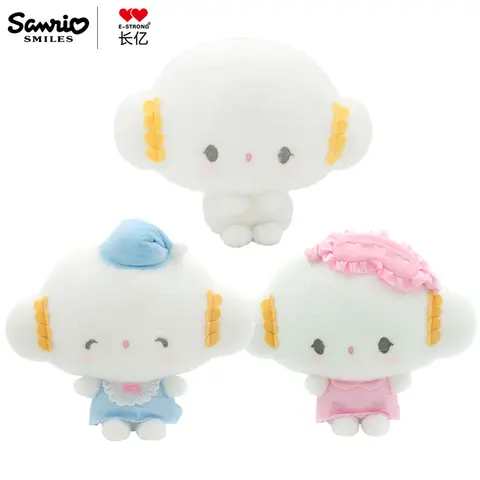 Genuíno sanrio kawaii cogimyun kogimyun kitty melodia brinquedo de pelúcia chaveiro crianças pelúcia pequeno pingente crianças presentes aniversário