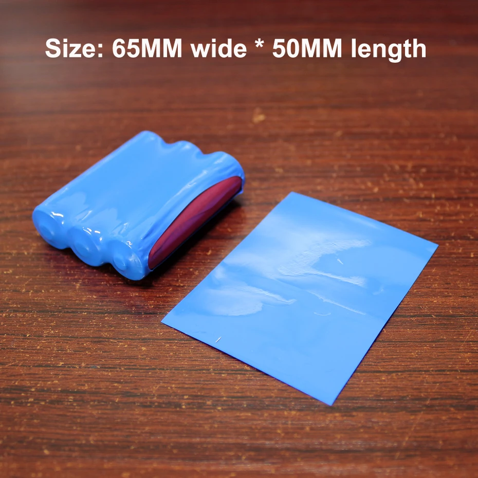 100pcs/lot 14500 battery film sleeve PVC heat shrinkable sleeve Battery sheath insulation shrink film tube