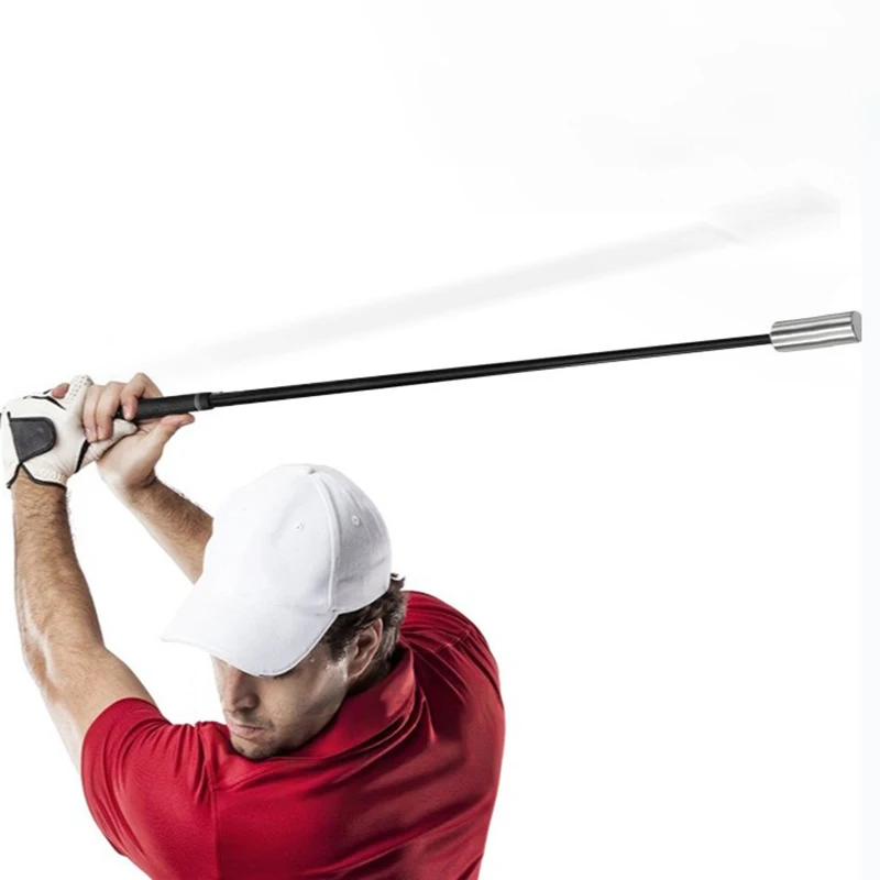 105CM Golf Swing Practice Stainless Steel Golf Strength Swing Trainer Batting Exercise Training Aids Portable Golfs Accessories