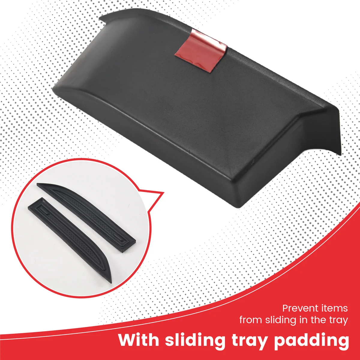 プジョーハンドル付きフロント列ドア収納ボックス,アームレスト,電話コンテナー,3008 gt 5008 2016 2017 2018