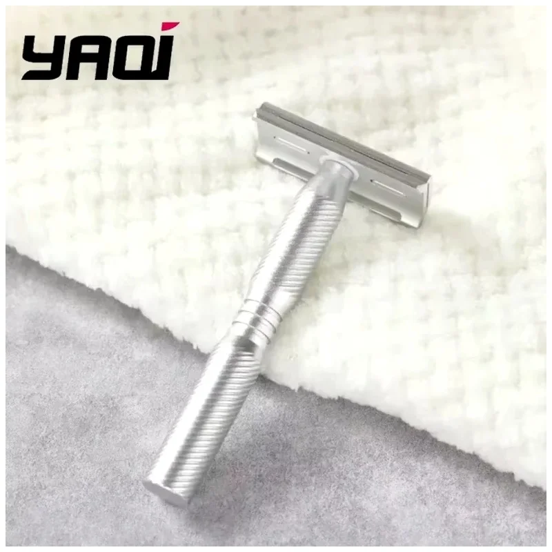 YAQI Ghost (Aluminum Version) Safety Beard Shaver Light Weight Safety Razor Wet Shave Tools Best Gift for Men