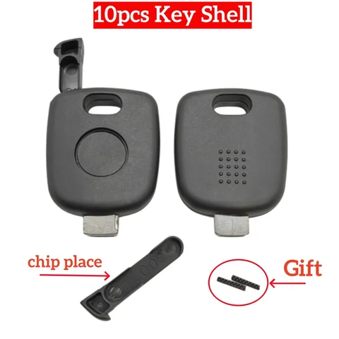 10 шт. корпусов для ключей KD Key Blade Shell VVDI, без чипа, для заготовок ключей KEYDIY Xhorse, универсальные ключи для HU66 SIP22 TOY43