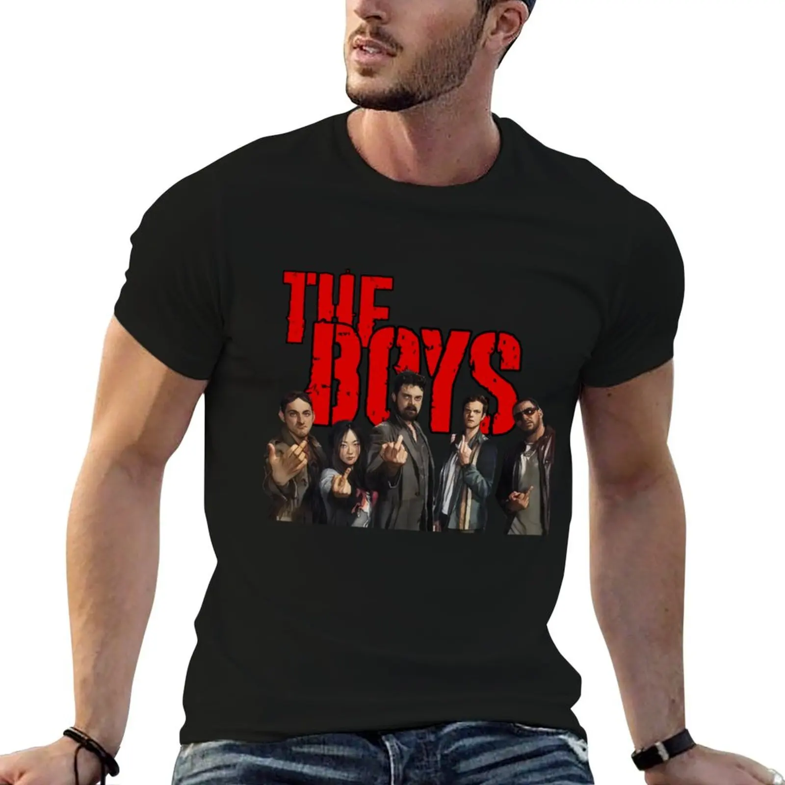 The Boys Pose X-TB01 T-Shirt Stylish Print Short Sleeve Tee