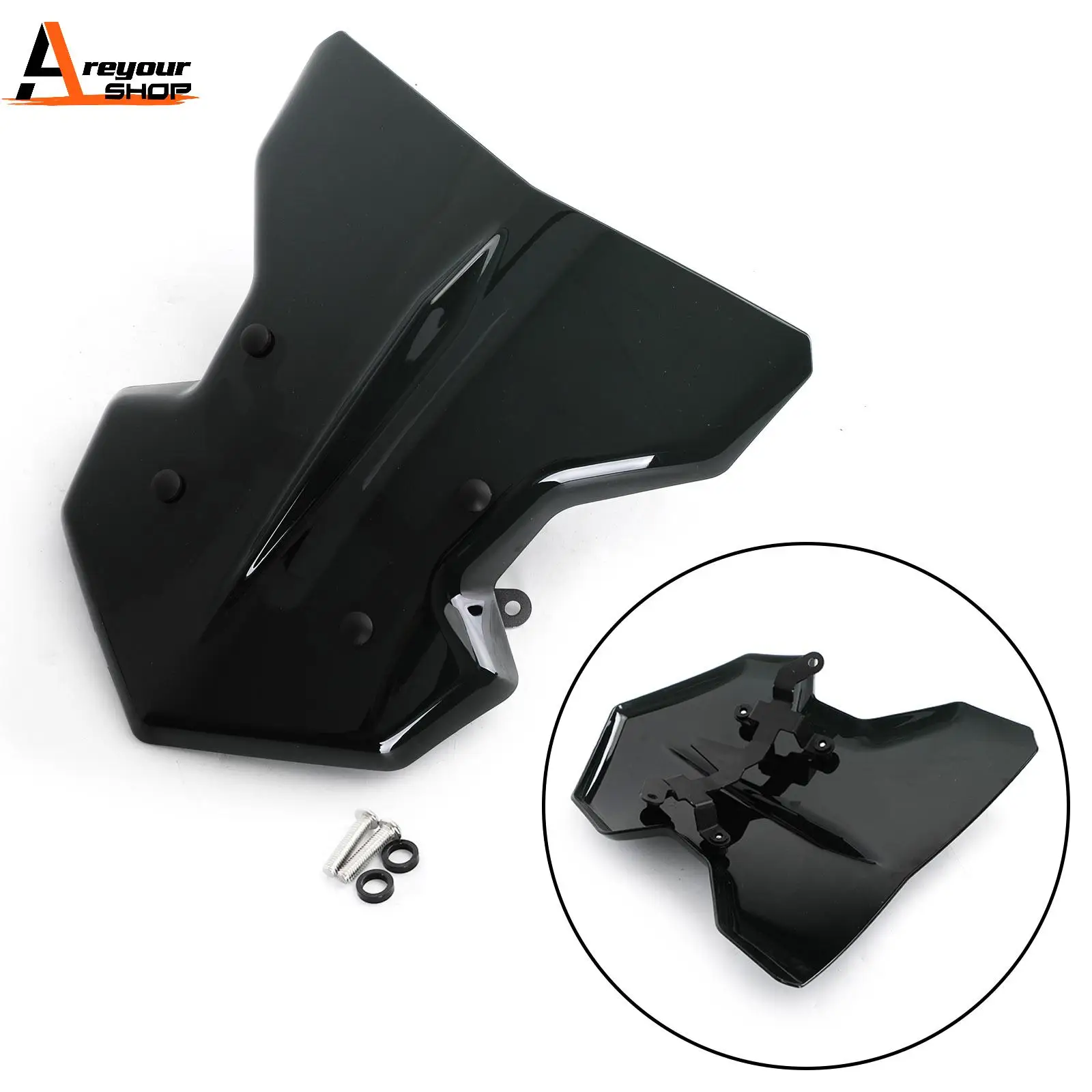 

Areyourshop For Yamaha MT-03 2020 Motorcycle Windscreen Windshield Shield Protector Motorbike Accessories Parts