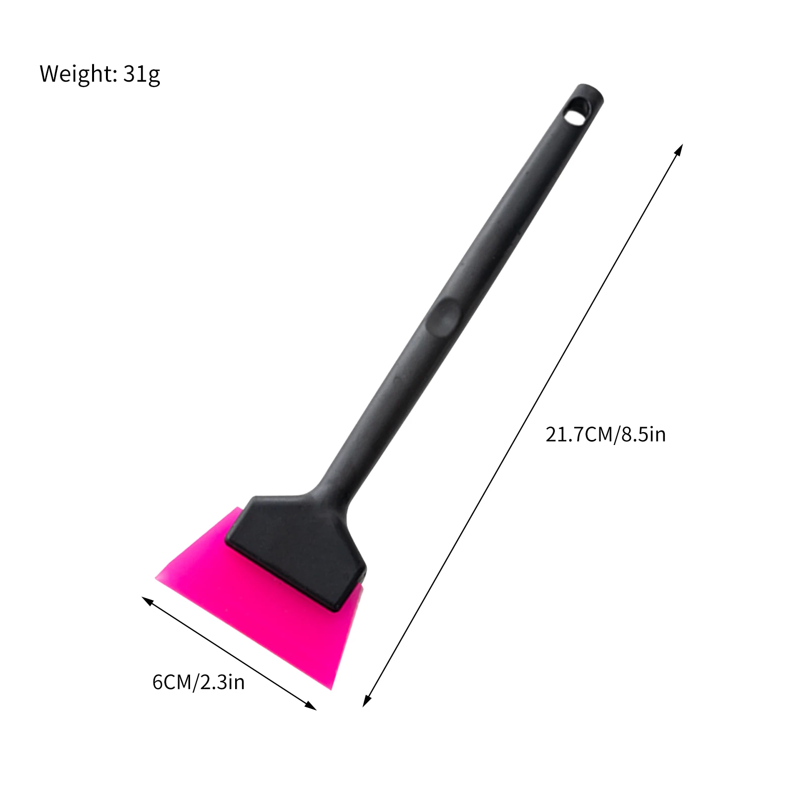 Long Handle Handheld Squeegee Car Windshield Water Stain Remover Tool For Window Tint PPF Vinyl Film Installation Bubble Scraper