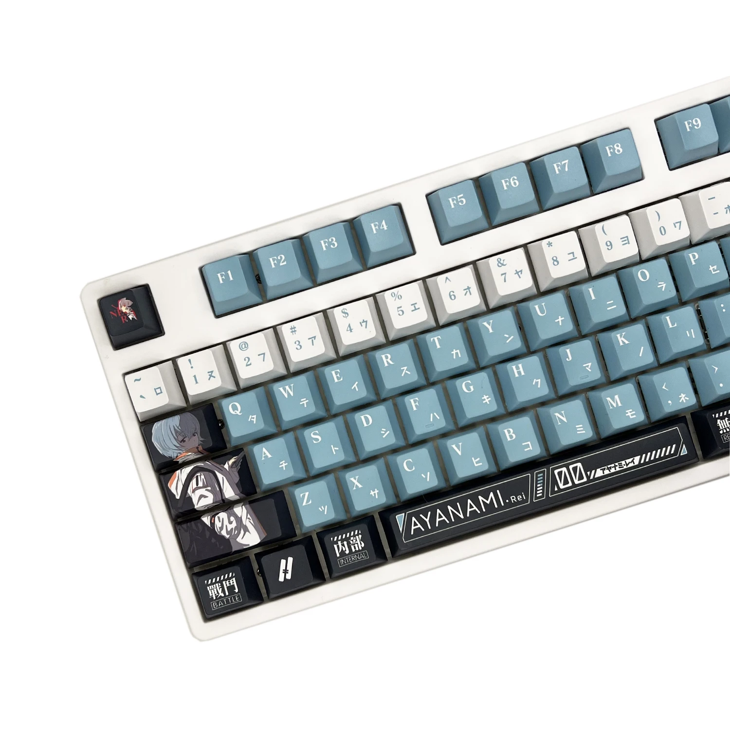 108/142 keys EVA zero machine EVA Ayanami sublimation keycap Cherry Profile keycaps cool design mechanical keyboard cap