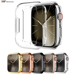 Case For Apple Watch 10 42mm 46mm Full Coverage Bumper Soft TPU Screen Protective Cover iWatch Series 10 Protector Shell Accesso