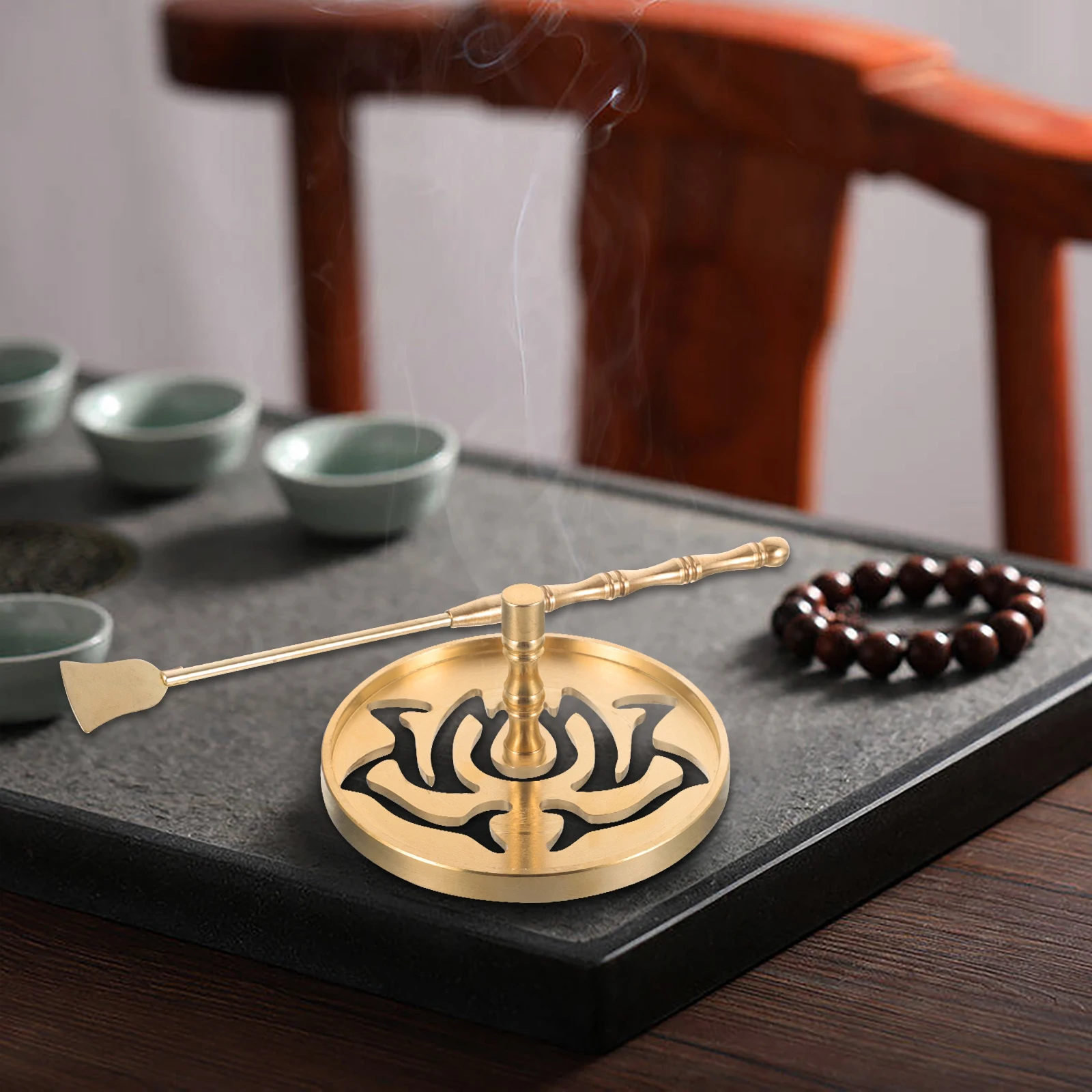 

Incense Tool Making Supplies Chinese Insence Kit Powdery Fragrance Ash Press Brass