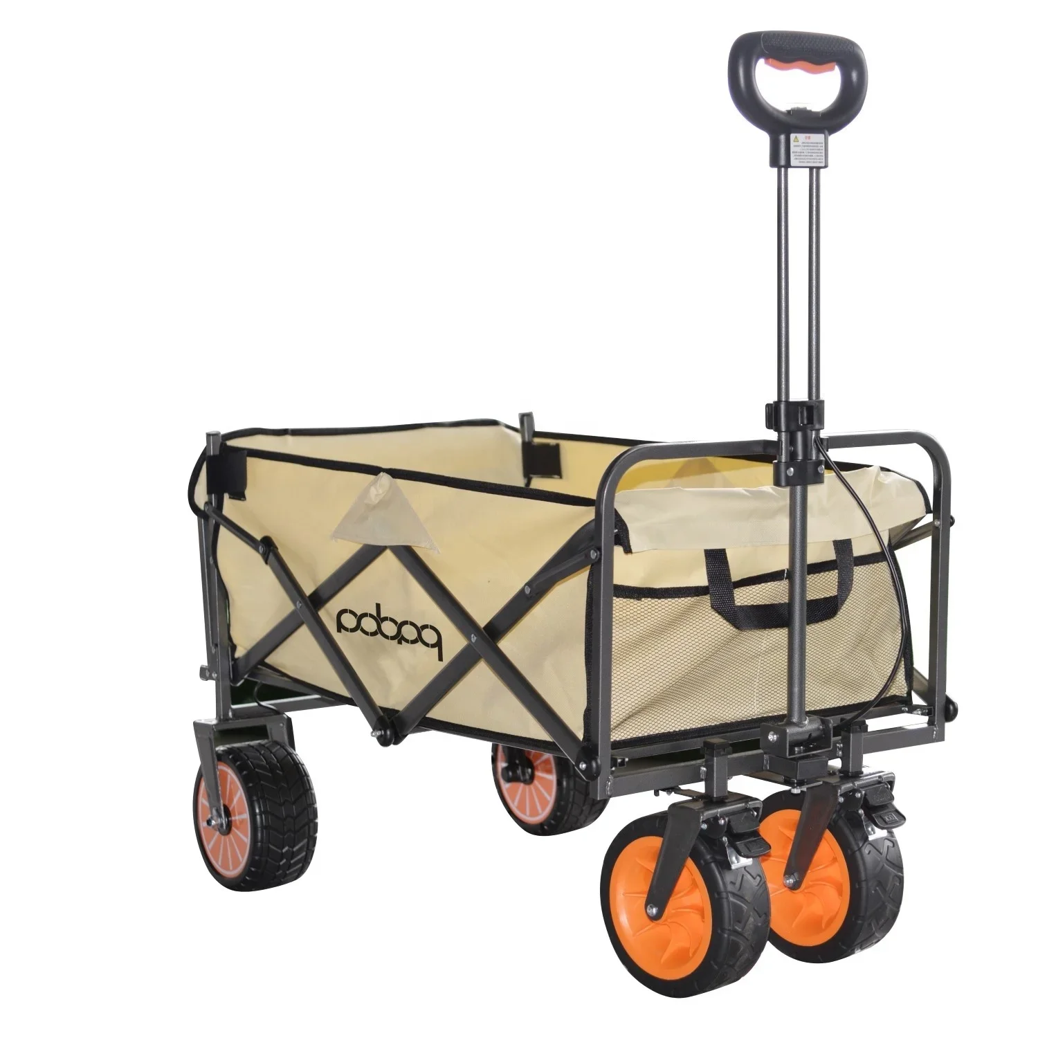 Electric Camping Trolley Cart Portable Camping Trolley Trailer Outdoor Wagon Beach Park Picnic Camping Cart