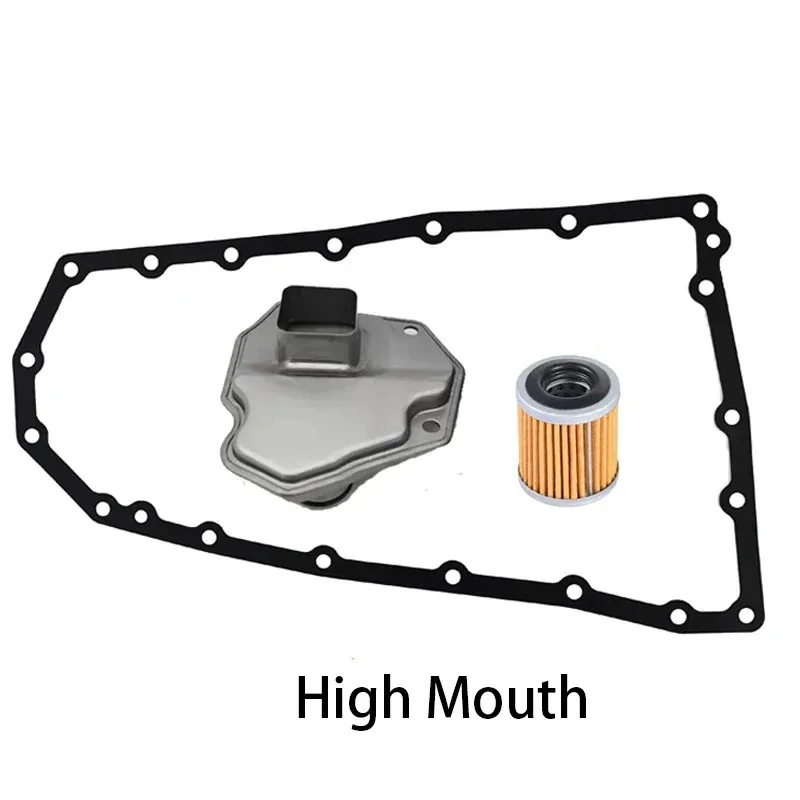 For Nissan DODGE JEEP MITSUBISHI 2007-2019 3PCS RE0F10A JF011E  Transmission Oil Filter KIT Grid+Gasket+Filter Element