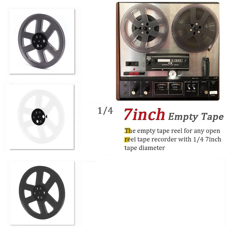 AT93-1/4 Inch 7 Inch Empty Take Up Reel To Reel Hub For TEAC/Revox Studer Reel-To-Reel Recorders Accessory C