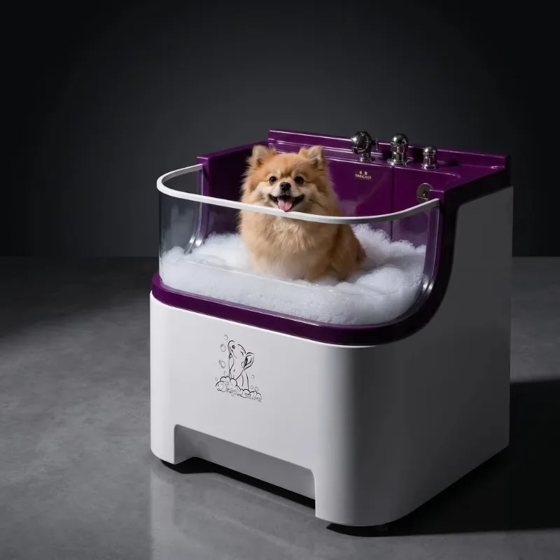 Custom Bespoke Private Label Luxury Hydrotherapy Acrylic Micro Bubble Dog Tub