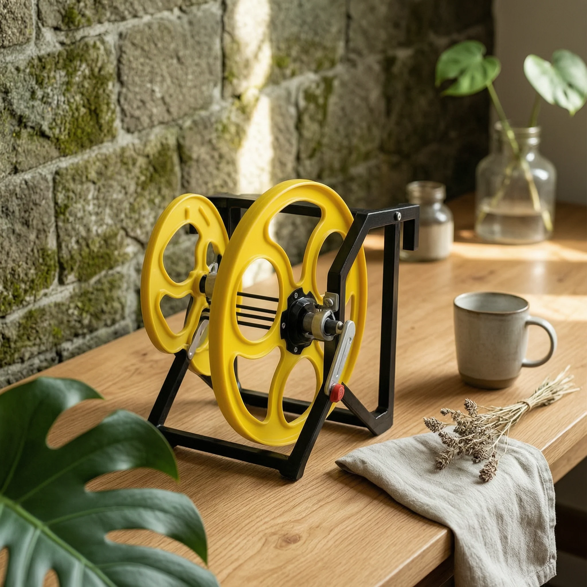Dual-Drum Drum Hose Reel Welded Steel Freestanding Hose Reel Yard Gear Painted Finish Agricultural Spray for Farmers