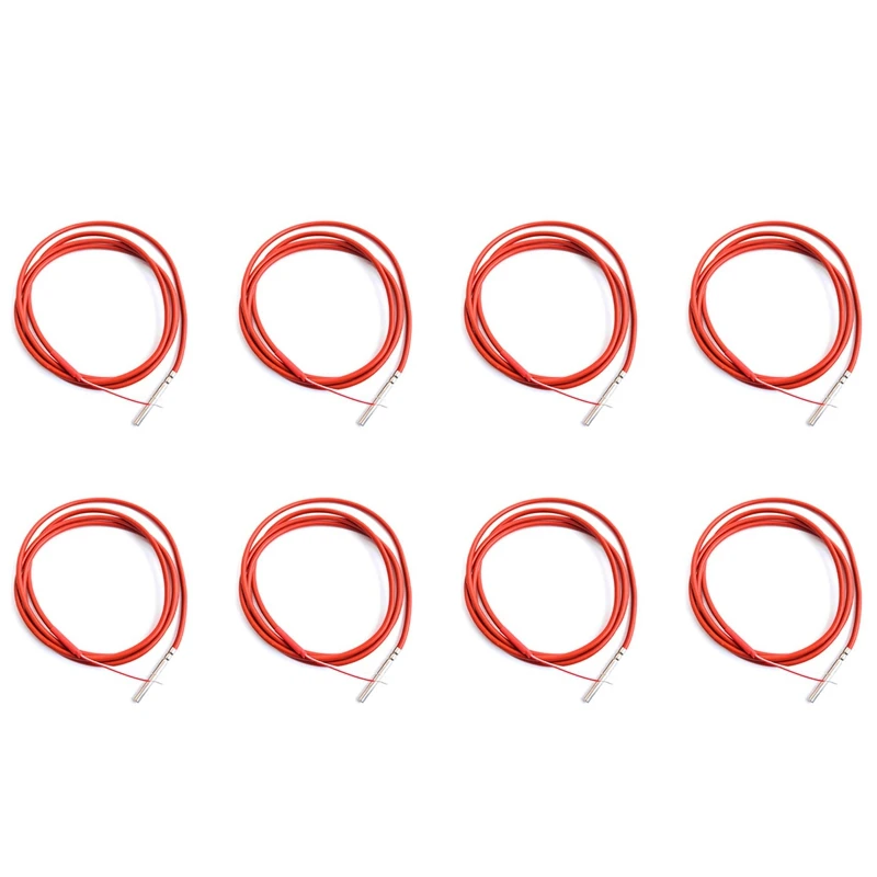 

Акция! Датчик температуры 8X2 Wire PT1000, термистор с силиконовым гелевым покрытием, зонд 1,5 метра, 45 мм X 5 мм-50-180 градусов Цельсия, Rtds