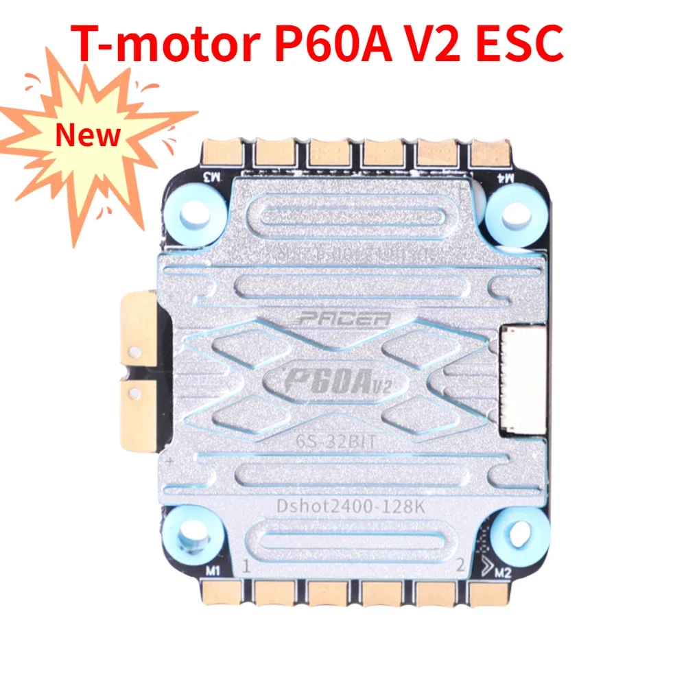 BoMassT-motor P60A V2 ESC 3-6S DSHOT2400-128K Electronic Speed Controller For RC Drone FPV Racing MultiRotor
