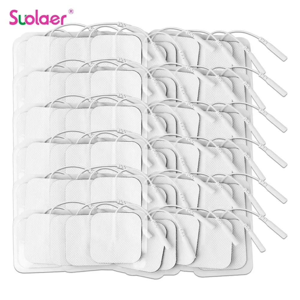 4x4cm 5x5cmElectrode Pads Gel For Tens Acupuncture Physiotherapy Machine Slimming Pulse Ems Muscle Stimulator Massager Sticker