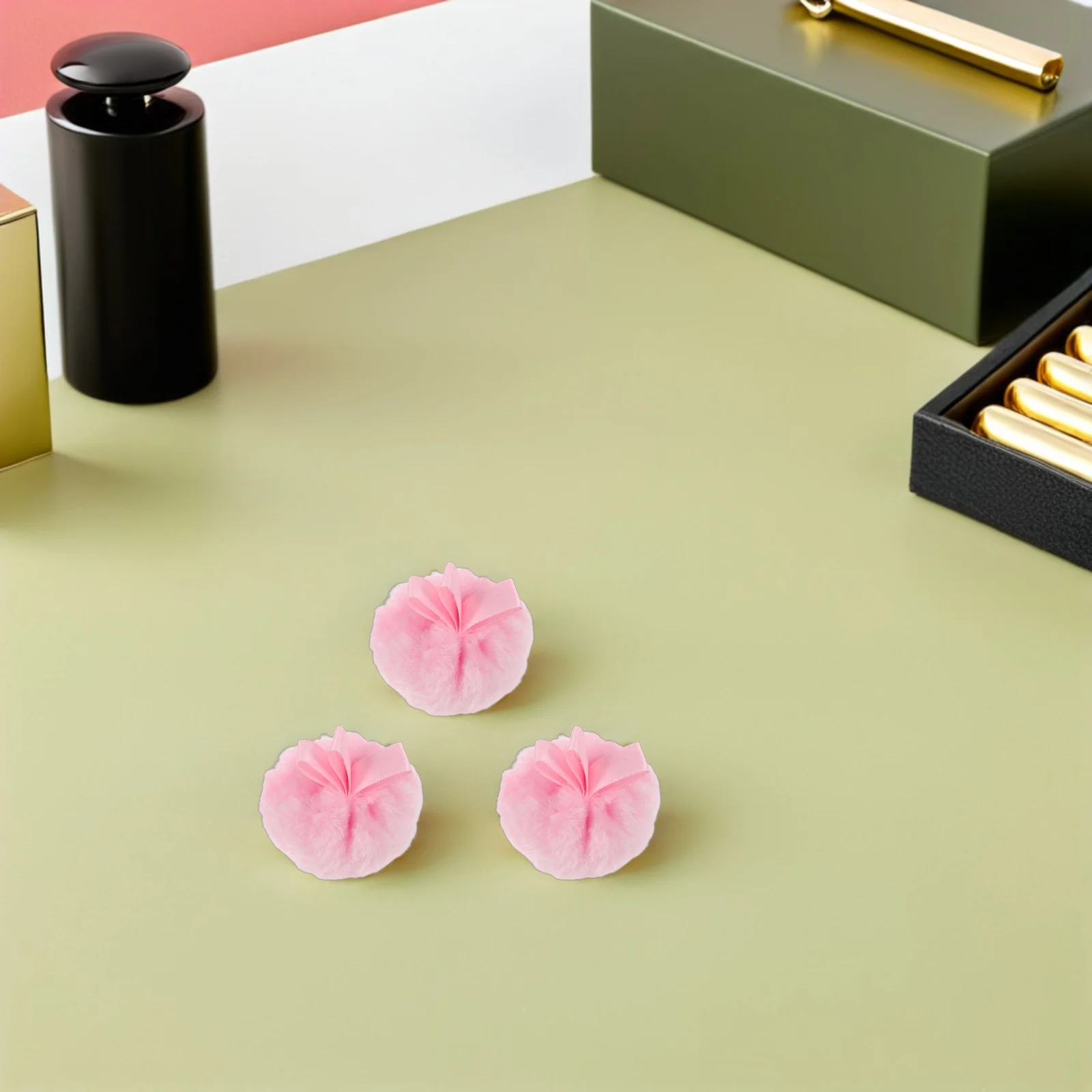 6 قطع من بودرة الوجه المنتفخة الكبيرة المستديرة لأداة مكياج البودرة السائبة المضغوطة وأحمر الخدود وقابلة للغسل وقابلة لإعادة الاستخدام أثناء السفر #2