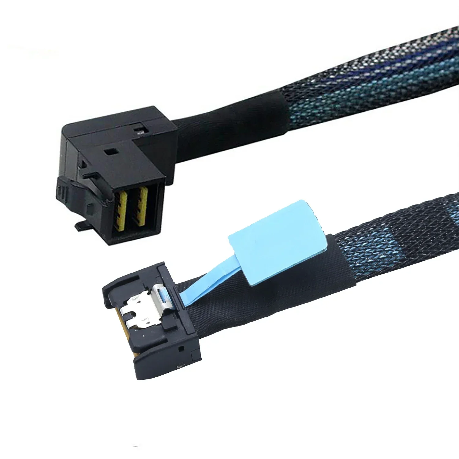 

MCIO 4X SFF-8654 4I к SFF-8643 90-градусный кабель