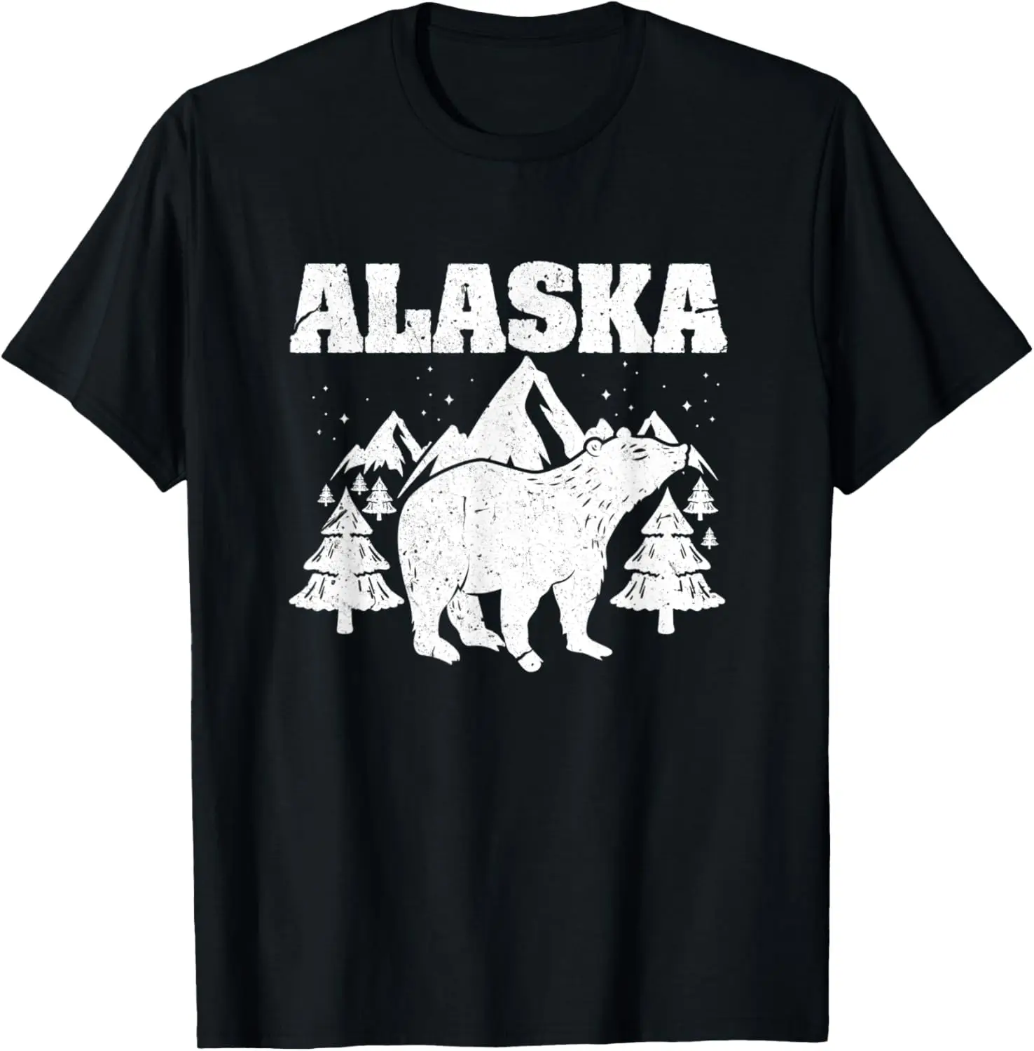 

Alaska Bear Shirt | Grizzly Bear Alaska Mountains T-Shirt T-Shirt